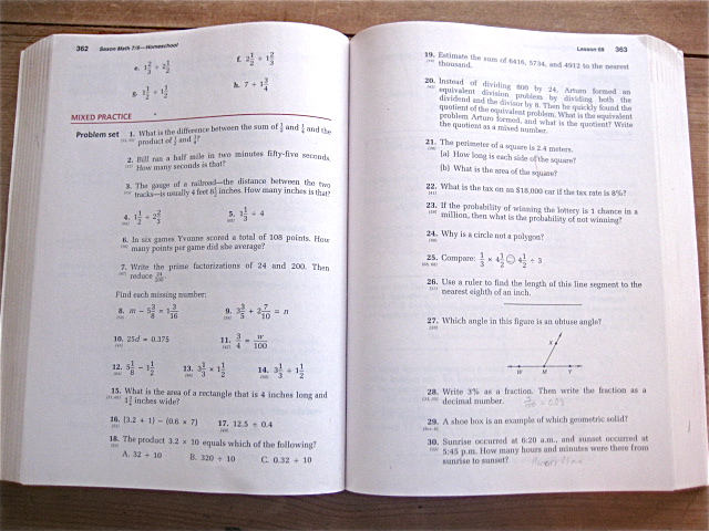 Saxon Math Homeschool Books For Students In Grades K 12