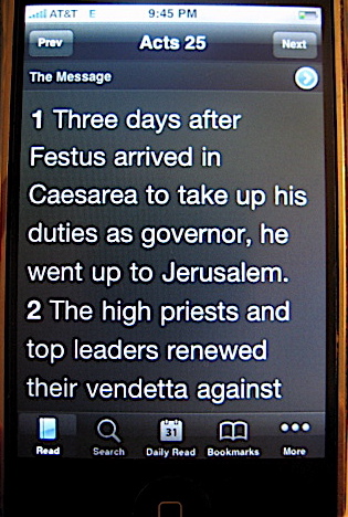 Iphone Bible app