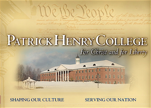 Patrick Henry College. Looks like a neat place.